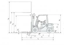 डीजल फोर्कलिफ्ट Toyota 06-8 FD 20F 