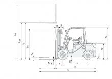 डीजल फोर्कलिफ्ट Toyota 06-8 FD 25F 