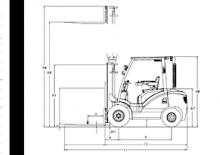 डीजल फोर्कलिफ्ट DanTruck 3430 DY