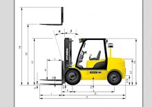 डीजल फोर्कलिफ्ट Hyundai 50 DA 7 E