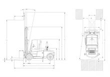 डीजल फोर्कलिफ्ट DanTruck 9466 Power +