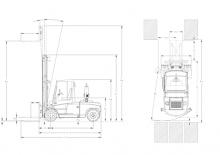 डीजल फोर्कलिफ्ट DanTruck 9496 Power +