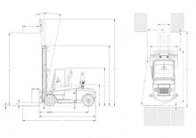 डीजल फोर्कलिफ्ट DanTruck 9686 Power +