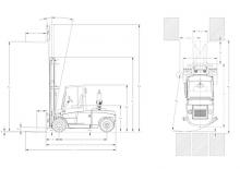 डीजल फोर्कलिफ्ट DanTruck 9689 Power +