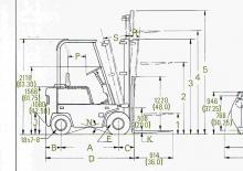 डीजल फोर्कलिफ्ट Clark C 500-y-200 D