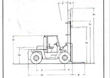 डीजल फोर्कलिफ्ट Clark C 500-ys-225 D