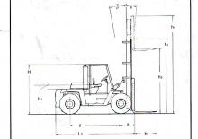 डीजल फोर्कलिफ्ट Clark C 500-ys-250 D