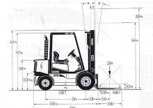 डीजल फोर्कलिफ्ट Clark CDP 35 H