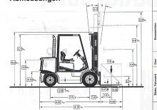 डीजल फोर्कलिफ्ट Clark CDP 50