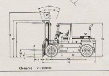 डीजल फोर्कलिफ्ट Doosan D 150