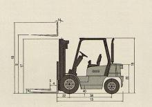 डीजल फोर्कलिफ्ट Doosan D 20 S 3