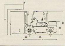 डीजल फोर्कलिफ्ट Doosan D 45 S(C) 2