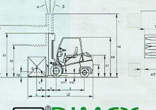 डीजल फोर्कलिफ्ट Dimex D 50 Allegro