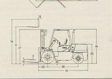 डीजल फोर्कलिफ्ट Doosan D 50 S(C) 2