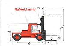 डीजल फोर्कलिफ्ट Kalmar DCB 23,6-1200 NLB