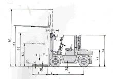 डीजल फोर्कलिफ्ट Nissan DF 05 A 50 U