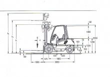 डीजल फोर्कलिफ्ट Jungheinrich DFG 40(080MC)