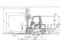 डीजल फोर्कलिफ्ट Jungheinrich DFG 50 BS