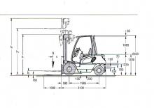 डीजल फोर्कलिफ्ट Jungheinrich DFG 50(110HB)
