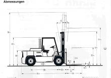 डीजल फोर्कलिफ्ट Clark DPH 50