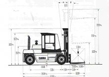 डीजल फोर्कलिफ्ट Clark DPL 60