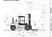 डीजल फोर्कलिफ्ट Clark DPL 70