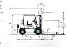 डीजल फोर्कलिफ्ट Clark DPM 20