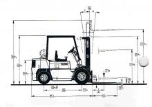 डीजल फोर्कलिफ्ट Clark DPM 25