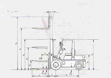 डीजल फोर्कलिफ्ट Nissan EH 02 F 20 U