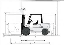 डीजल फोर्कलिफ्ट Nissan F 04 D 40 Q