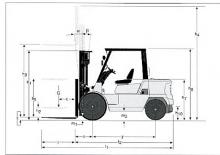 डीजल फोर्कलिफ्ट Nissan F 04 D 45 Q
