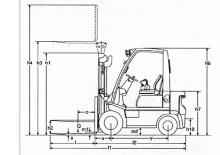 डीजल फोर्कलिफ्ट Nissan FD 01 A 18 Q