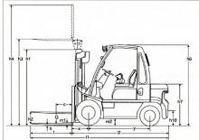 डीजल फोर्कलिफ्ट Nissan FD 02 A 25 Q