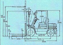 डीजल फोर्कलिफ्ट Komatsu FD 20 T 11