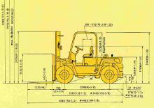 डीजल फोर्कलिफ्ट Mitsubishi FD 50 T