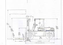 डीजल फोर्कलिफ्ट Komatsu FD 70-6