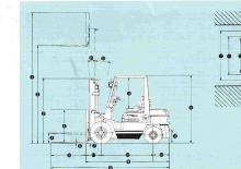 डीजल फोर्कलिफ्ट TCM FHD 15 Z 7