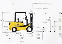 डीजल फोर्कलिफ्ट Yale GDP 20 TF