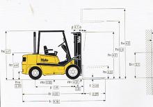 डीजल फोर्कलिफ्ट Yale GDP 30 TF