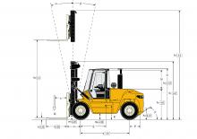 डीजल फोर्कलिफ्ट Yale GDP 90 DC