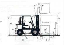 डीजल फोर्कलिफ्ट Clark GPX 50 SD