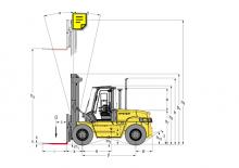 डीजल फोर्कलिफ्ट Hyster H 10.00 XM
