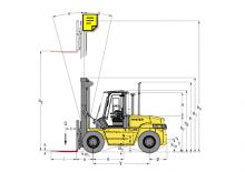 डीजल फोर्कलिफ्ट Hyster H 13.00 XM - 6