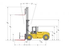 डीजल फोर्कलिफ्ट Hyster H 16.00 XM - 12 EC