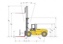 डीजल फोर्कलिफ्ट Hyster H 16.00 XM - 12