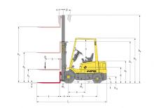 डीजल फोर्कलिफ्ट Hyster H 1.75 XM
