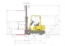 डीजल फोर्कलिफ्ट Hyster H 2.00 XMS