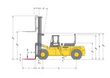 डीजल फोर्कलिफ्ट Hyster H 20.00 F