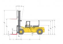 डीजल फोर्कलिफ्ट Hyster H 22.00 F