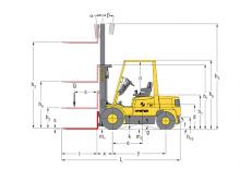 डीजल फोर्कलिफ्ट Hyster H 3.20 XML